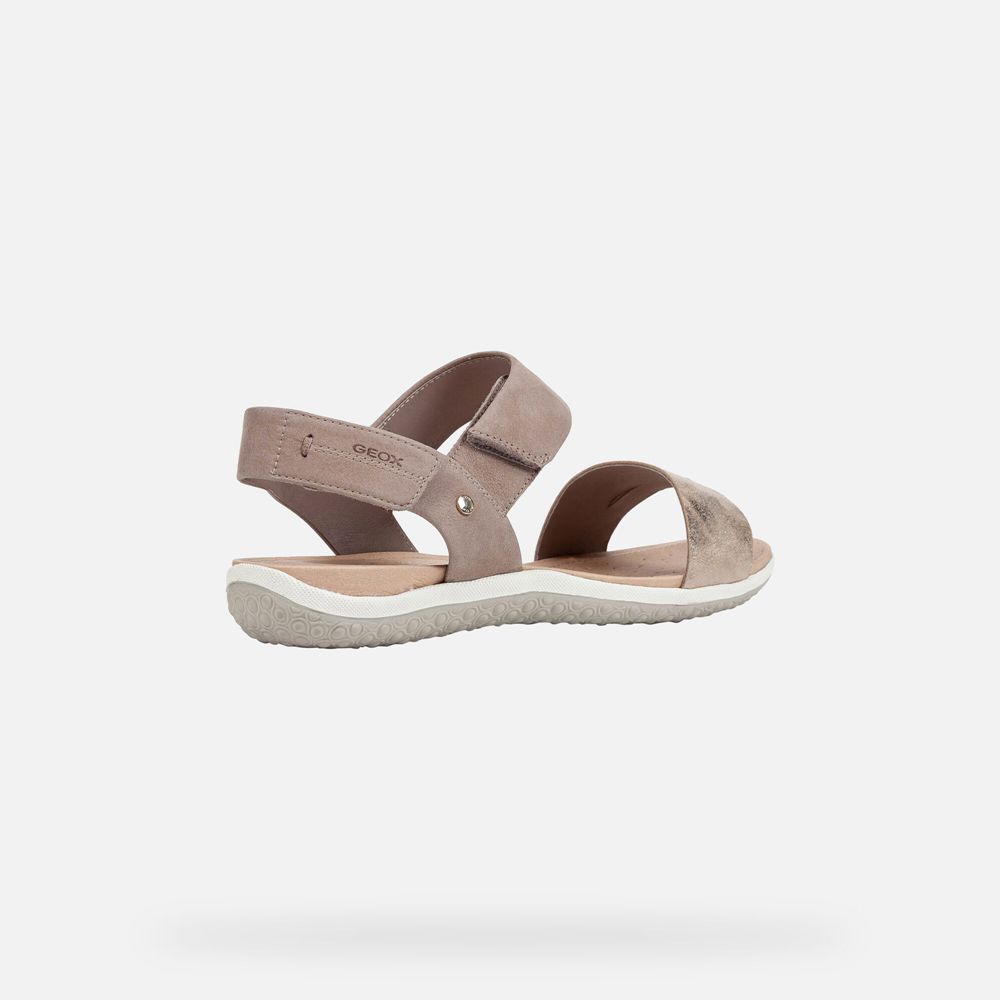 Sandalias Geox Senhora Bege - Vega - GRMVY5301